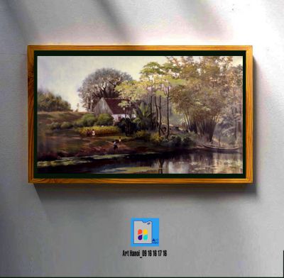 tranh sơn dầu 005_Art Hanoi (90x156cm)